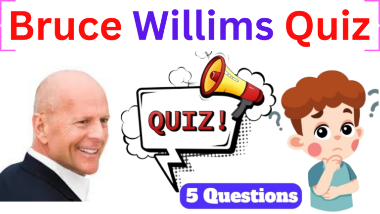 Bruce Willis 5 Questions Quiz